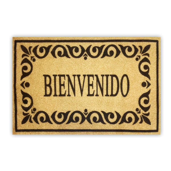 Imagen de Alfombra bienvenido 40X60cm. color arena