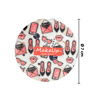 Imagen de Espejo para cartera redondo estampado - Diseños surtidos