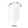 Imagen de Esponjas de limpieza blancas x 5pc. en bolsa 12x6x3cm.
