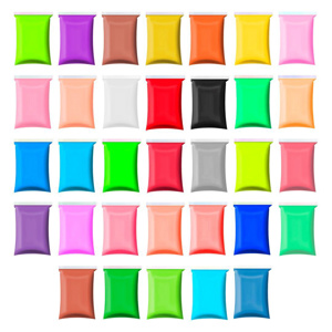 Imagen de Masa para moldear 36 colores Plastilina ultraligera