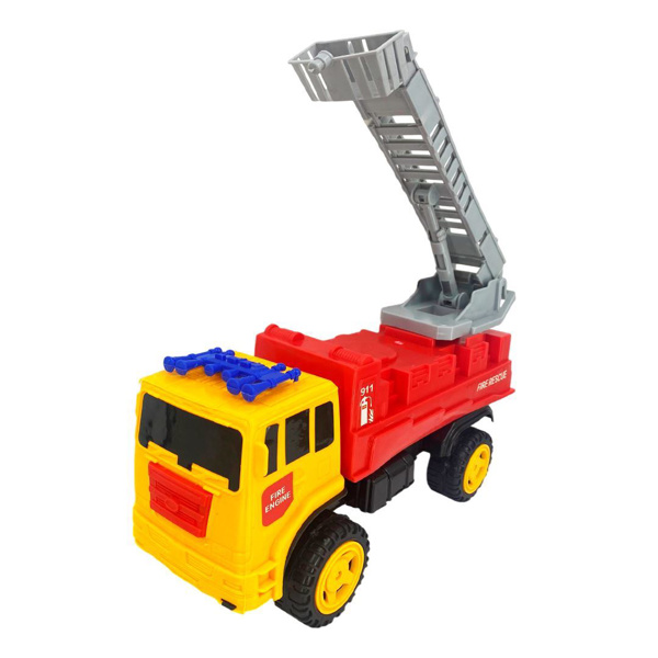 Imagen de Camion plastico con elevador-31x22cm. en bolsa