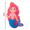 Imagen de Petaca infantil sirena 3 pisos en caja visora 24x22cm.
