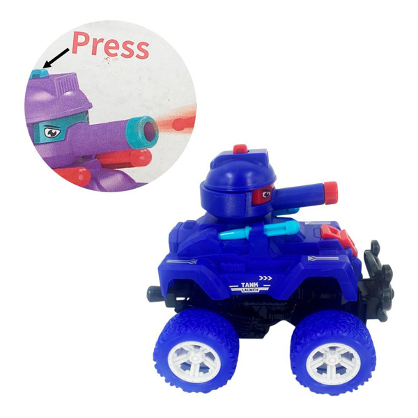 Imagen de Tanque militar a friccion- C/U - 10x8,5cm. 4 colores