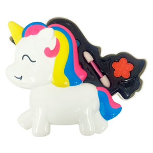 Imagen de Petaca infantil unicornio en blister 29x20cm.3 colores