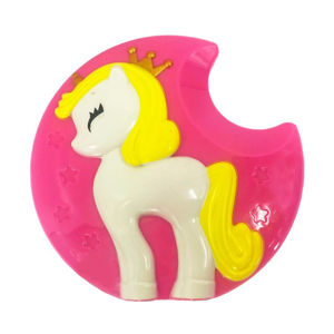 Imagen de Petaca infantil unicornio en blister 29x20cm.3 colores