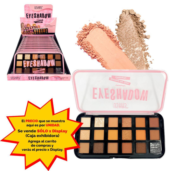 Imagen de Petaca Ushas 18 sombras para ojos-UF033