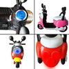 Imagen de Moto batería recargable  orejas 3 ruedas luz sonido