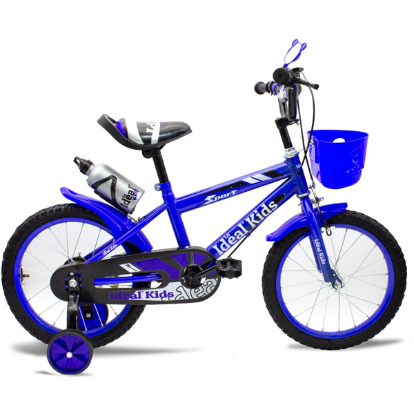 Imagen de Bicicleta rod. 16 canasto + rueditas + accesorios niño niña