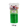 Imagen de Tubo C/U gelatinoso cabeza de oso- 14x5cm.- 6 colores