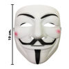 Imagen de Mascara con bigote y perita- 19x15cm. - pvc