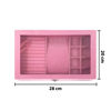 Imagen de Estuche para alhajas con visor-28x20x5cm.- 3 colores