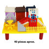 Imagen de Bloques para armar - piezas accesorios- en bolsa- 20x24cm.