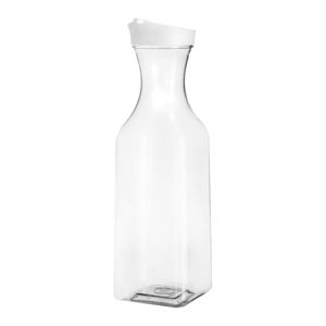 Imagen de Botella cuadrada transparente con tapa dispensadora 1,5lts