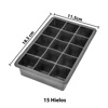 Imagen de Cubetera Molde de silicona 15 hielos