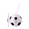 Imagen de Vaso Cotillón con Luces Led Diseño Pelota de fútbol con Sorbito