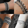 Imagen de Cuentas para aplicar o armar pulseras/collares -10x10cm. Ton