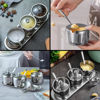 Imagen de Azucarero con tapa vidrio y cuchara en acero inox