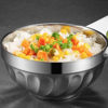 Imagen de Bowl plateado redondo 18x6,5cm.