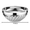 Imagen de Bowl plateado redondo 11,5cm.