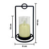 Imagen de Vela plastica a pila con candelabro 16x8cm.