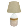 Imagen de Lampara veladora base ceramica rustica con cordon-33x14cm. 2