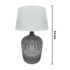 Imagen de Lampara veladora base ceramica a pintitas -54x30cm. 2 colore