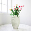 Imagen de Florero plastico 7,2x27cm. Blanco