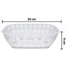 Imagen de Cesto calado rectangular para fruta 29x21x8,5cm. Blanco