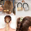 Imagen de Goma para cabello con aplique medio aro- 2 colores