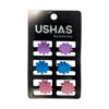 Imagen de Pinza para cabello Ushas x 6 unidades - Surtidas