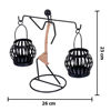Imagen de Candelabro Doble En Hierro Estilo Nórdico Figura Femenina