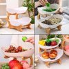 Imagen de Frutero Bandeja 2 Niveles con base de bambú