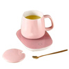 Imagen de Taza térmica con base calentadora  tapa y cuchara USB 400ml