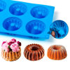Imagen de Molde de silicona para 6 cake