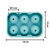 Imagen de Molde de silicona para hielos redondos