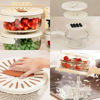 Imagen de Recipiente escurridor de vegetales y frutas  con asa plegable