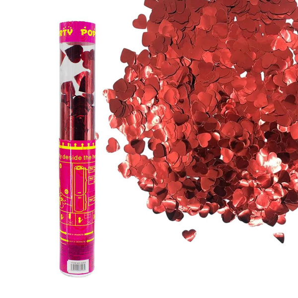 Imagen de Tubo lanza papelitos - Corazones Cotillón