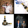 Imagen de Botella lanza papelitos Confeti Cotillón