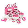 Imagen de Patines 4 ruedas 2 en línea + 2 traseras Extensibles T. 35 al 38