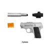 Imagen de Pistola en caja visora con mira y silenciador-14x11cm,