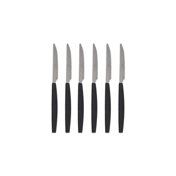 Imagen de Cuchillos acero inox.-2 colores X 6 pc-21,5cm