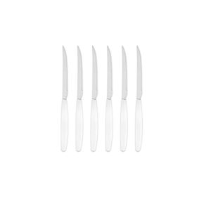 Imagen de Cuchillos acero inox.-2 colores X 6 pc-21,5cm