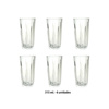 Imagen de Vasos de vidrio X 6 en caja- 6,8x13,6cm.