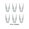 Imagen de Vasos de vidrio X 6 en caja- 6,8x13,6cm.