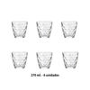 Imagen de Vasos de vidrio X 6 - 8,5x9cm.