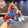 Imagen de Llavero - Diseño Robot con correa y aro  - Colores surtidos