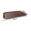 Imagen de Bandeja rectangular plastica tipo madera-41x30cm 2 colores