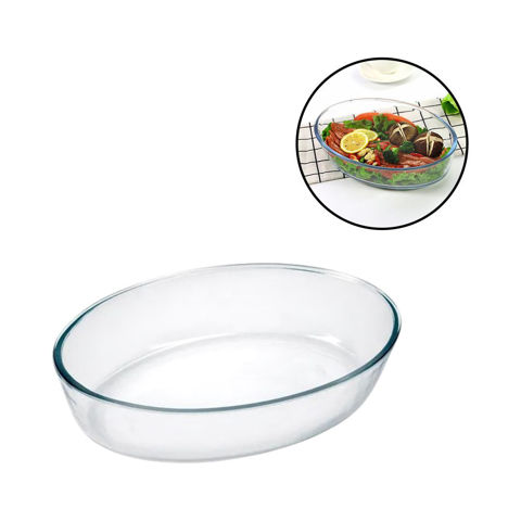 Imagen de Fuente de vidrio transparente redonda honda