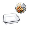Imagen de Fuente de vidrio transparente cuadrada honda