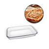 Imagen de Fuente de vidrio transparente rectangular honda